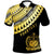 Samoa Custom Polo Shirt Ginger Lei Gold Pattern Unisex Gold - Polynesian Pride