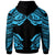 Polynesian Zip up Hoodie Angry Shark - Polynesian Pride