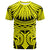 Polynesian T Shirt Classic Vignette Style Unisex Yellow - Polynesian Pride