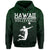 Polynesian Volleyball Sport Kakau Hawaii Hoodie Green - Polynesian Pride