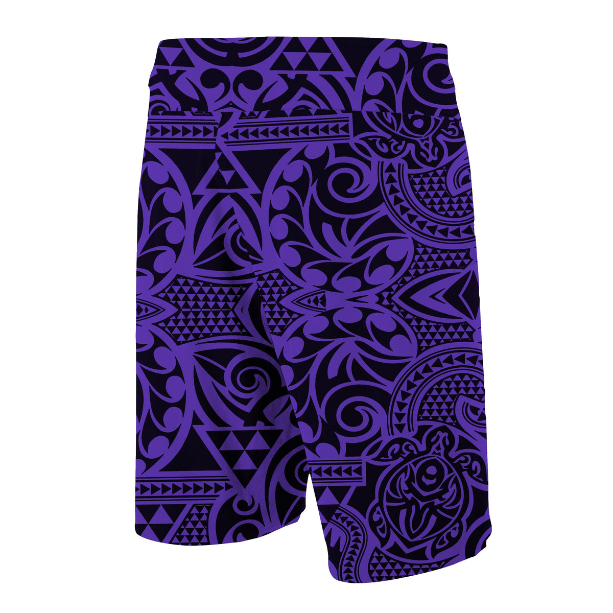 Hawaii Polynesian Tribal Turtle – Board Shorts – Purple - Polynesian Pride