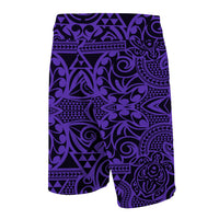 Hawaii Polynesian Tribal Turtle – Board Shorts – Purple - Polynesian Pride