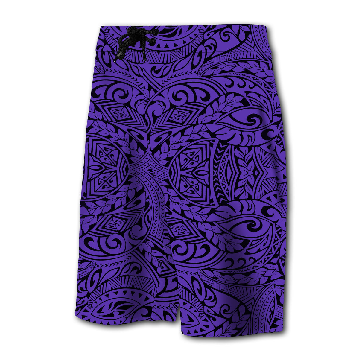 Hawaii Polynesian Culture Board Shorts Purple - Polynesian Pride