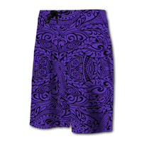 Hawaii Polynesian Culture Board Shorts Purple - Polynesian Pride