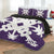 Hawaiian Royal Pattern Quilt Bed Set - Purple - L2 Style - AH - Polynesian Pride