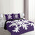 Hawaiian Royal Pattern Quilt Bed Set - Purple - F2 Style - AH - Polynesian Pride