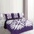 Hawaiian Royal Pattern Quilt Bed Set - Purple - A3 Style - Polynesian Pride