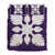 Hawaiian Royal Pattern Quilt Bed Set - Purple - B1 Style - AH Art - Polynesian Pride