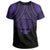 Skull Circle Polynesian T Shirt Purple Skull Style - Polynesian Pride