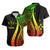 Kosrae Short Sleeve Shirts - Reggae Polynesian Tentacle Tribal Pattern Unisex Reggae - Polynesian Pride