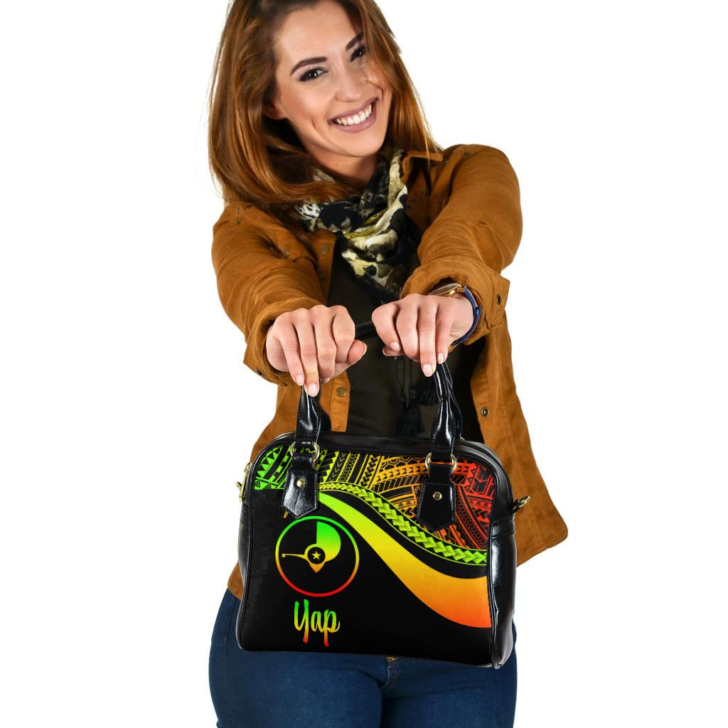 Yap Shoulder Handbag - Reggae Polynesian Tentacle Tribal Pattern One Size Reggae - Polynesian Pride