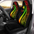 Papua New Guinea Custom Personalised Car Seat Covers - Reggae Polynesian Tentacle Tribal Pattern Universal Fit Reggae - Polynesian Pride