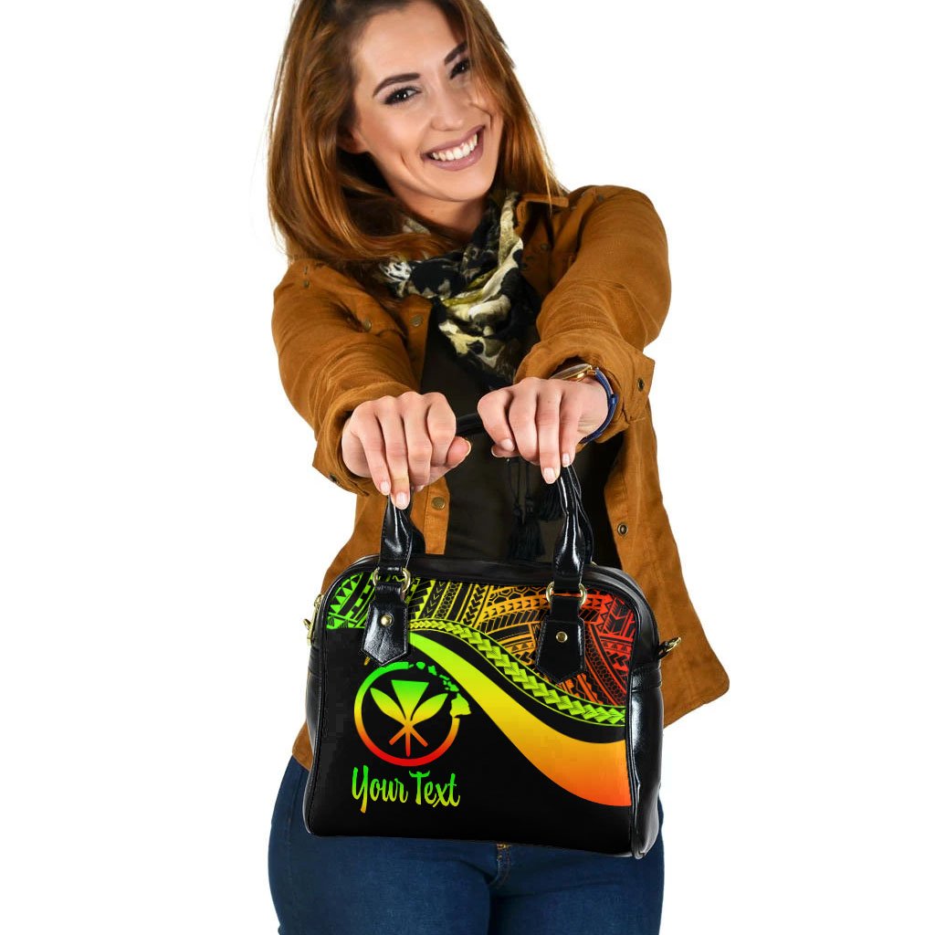 Hawaii Custom Personalised Shoulder Handbag - Reggae Polynesian Tentacle Tribal Pattern One Size Reggae - Polynesian Pride