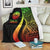 Tahiti Premium Blanket - Reggae Polynesian Tentacle Tribal Pattern - Polynesian Pride