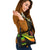 Tuvalu Shoulder Handbag - Reggae Polynesian Tentacle Tribal Pattern - Polynesian Pride