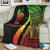 New Caledonia Premium Blanket - Reggae Polynesian Tentacle Tribal Pattern Crest - Polynesian Pride