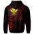 Hawaii Custom Hoodie Red Turtle - Polynesian Pride