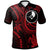 Yap Custom Polo Shirt Red Turtle Unisex Red - Polynesian Pride