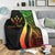 Kosrae Custom Personalised Premium Blanket - Reggae Polynesian Tentacle Tribal Pattern - Polynesian Pride