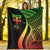 Fiji Premium Blanket - Reggae Polynesian Tentacle Tribal Pattern - Polynesian Pride