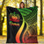 Samoa Premium Blanket - Reggae Polynesian Tentacle Tribal Pattern - Polynesian Pride