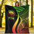 Federated States of Micronesia Premium Blanket - Reggae Polynesian Tentacle Tribal Pattern - Polynesian Pride