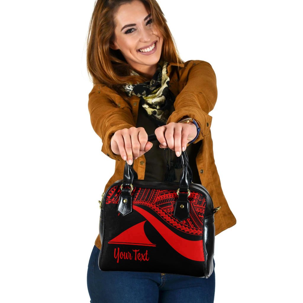 Tokelau Custom Personalised Shoulder Handbag - Red Polynesian Tentacle Tribal Pattern One Size Red - Polynesian Pride