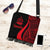 Vanuatu Boho Handbag - Red Polynesian Tentacle Tribal Pattern Boho Handbag One Size Red - Polynesian Pride