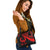 Pohnpei Custom Personalised Shoulder Handbag - Red Polynesian Tentacle Tribal Pattern - Polynesian Pride