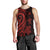 Yap Men's Tank Top - Red Tentacle Turtle - Polynesian Pride