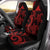 Tokelau Car Seat Covers - Red Tentacle Turtle Universal Fit Red - Polynesian Pride