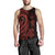 Marshall Islands Men's Tank Top - Red Tentacle Turtle Crest - Polynesian Pride