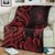 Niue Premium Blanket - Red Tentacle Turtle - Polynesian Pride