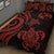 Tonga Quilt Bed Set - Red Tentacle Turtle - Polynesian Pride