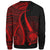 Federated States of Micronesia Sweatshirt - Red Polynesian Tentacle Tribal Pattern - Polynesian Pride