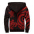 New Caledonia Sherpa Hoodie - Red Tentacle Turtle - Polynesian Pride