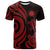 Nauru T Shirt Red Tentacle Turtle Unisex Red - Polynesian Pride