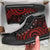 Niue High Top Shoes - Red Tentacle Turtle - Polynesian Pride