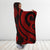 American Samoa Hooded Blanket - Red Tentacle Turtle - Polynesian Pride