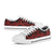 Hawaii Low Top Canvas Shoes - Red Tentacle Turtle - Polynesian Pride