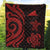 Tokelau Premium Quilt - Red Tentacle Turtle - Polynesian Pride