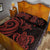 Kosrae Quilt Bed Set - Red Tentacle Turtle - Polynesian Pride