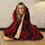 Fiji Hooded Blanket - Red Tentacle Turtle - Polynesian Pride