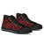 Samoa High Top Shoes - Red Tentacle Turtle - Polynesian Pride