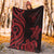 Niue Premium Blanket - Red Tentacle Turtle - Polynesian Pride