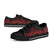 Guam Low Top Canvas Shoes - Red Tentacle Turtle - Polynesian Pride