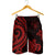 Niue Men's Short - Red Tentacle Turtle - Polynesian Pride