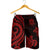 Tuvalu Men's Short - Red Tentacle Turtle - Polynesian Pride