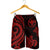 Hawaii Men's Short - Red Tentacle Turtle - Polynesian Pride