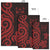 Fiji Area Rug - Red Tentacle Turtle Crest - Polynesian Pride